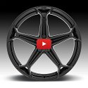 Niche Arrow M258 Gloss Black Custom Wheels 5